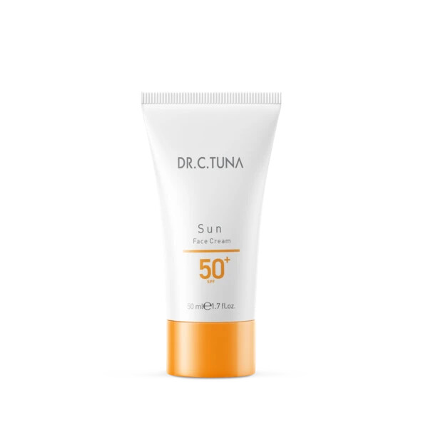dr. c. tuna sun face cream spf 50 plus